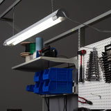 4-ft. LED Shop Light Fixture (Two LED Tubes Included)
