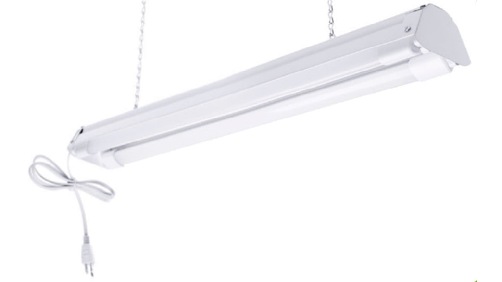 Luminaria LED para taller de cultivo de 2 pies (con dos tubos LED Gro de salida ultra alta)