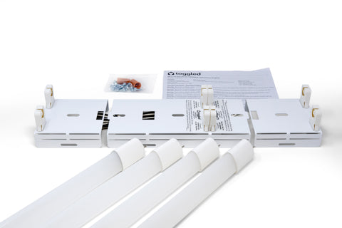 8 pies. Kit de conversión de LED para luminaria de 4 pies (T8/T12)