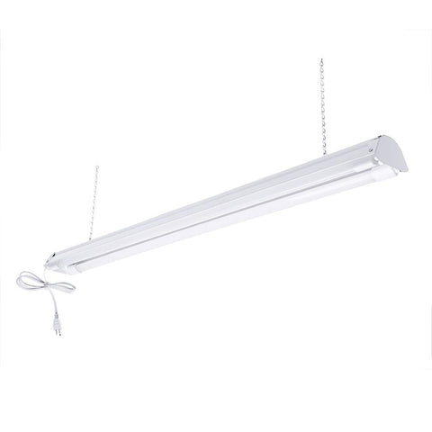 4 pieds. Luminaire d'atelier LED (deux tubes LED inclus)