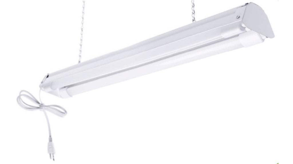 2-ft. LED Shop Light Fixture (Two LED Tubes Included)