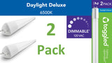 4 ft. DIMMABLE Direct-wire LED Tubes (2-pack/Multipack)
